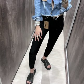 Jean negro - strass negros