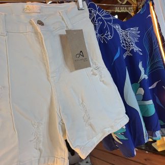 Short Blanco Rotura